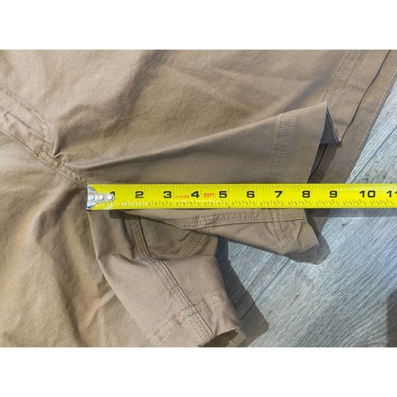 Duluth Trading Flex Fire Hose Mens 48 Beige Outdoor Workwear Casual Cargo Shorts - Picture 8 of 9